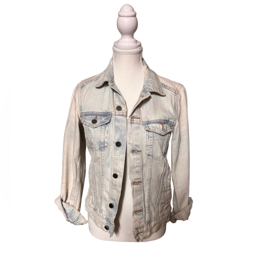 Gently used &Denim light denim jacket size 2 great condition!